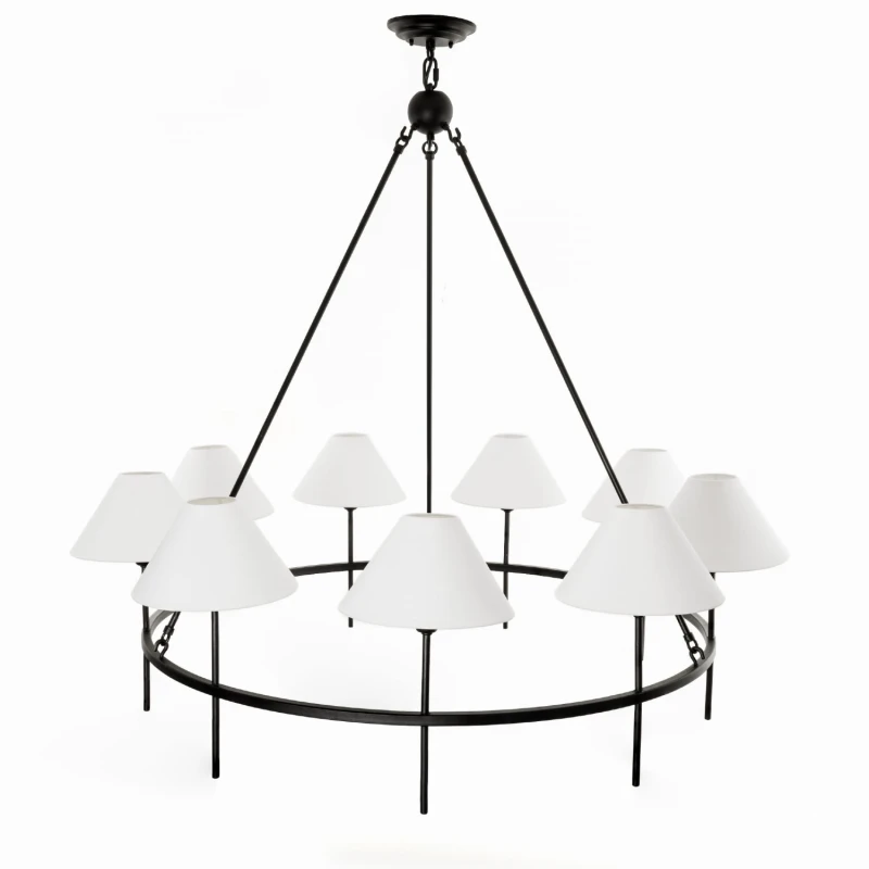 Żyrandol Sublime Czarny- Crafdeco