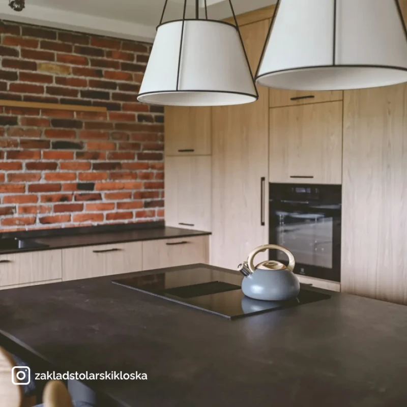 Lampa Amber Twin czarna-biały abażur