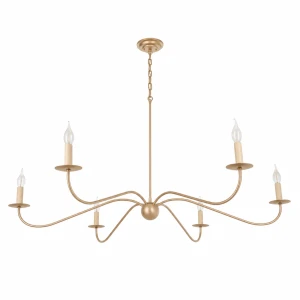 Żyrandol Elegant Złoty 120 cm