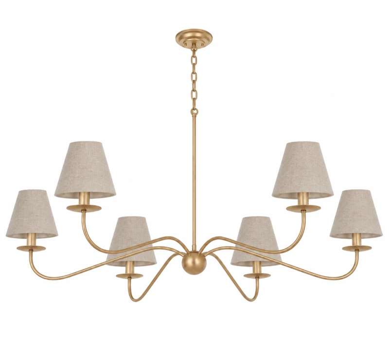 Żyrandol Elegant Złoty 120 cm - abażur len.png